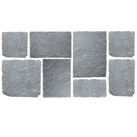 Sekaný kameň Gneis Mozaika 2,5-4,5cm dlažba