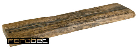Drevené Prkno 100 reliéfne 100x25x5 cm staré drevo