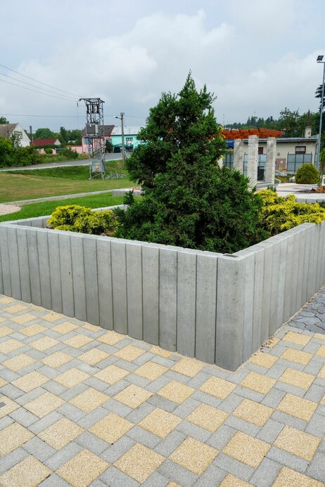 Palisáda PADOVA 120 cm sivá