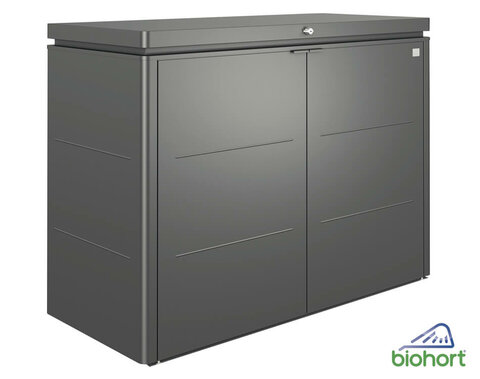 Záhradný Úložný Box HighBoard 160 tmavosivá-metalická